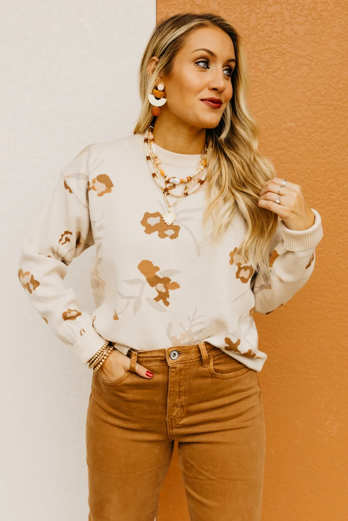 The Simon Floral Sweater